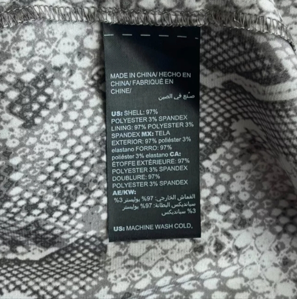 White House Black Market Women's Snake Print Slip Mini Dress_8 - Picture 5 of 10